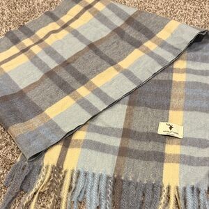 Plaid Fringe Scarf from Scottish Brand